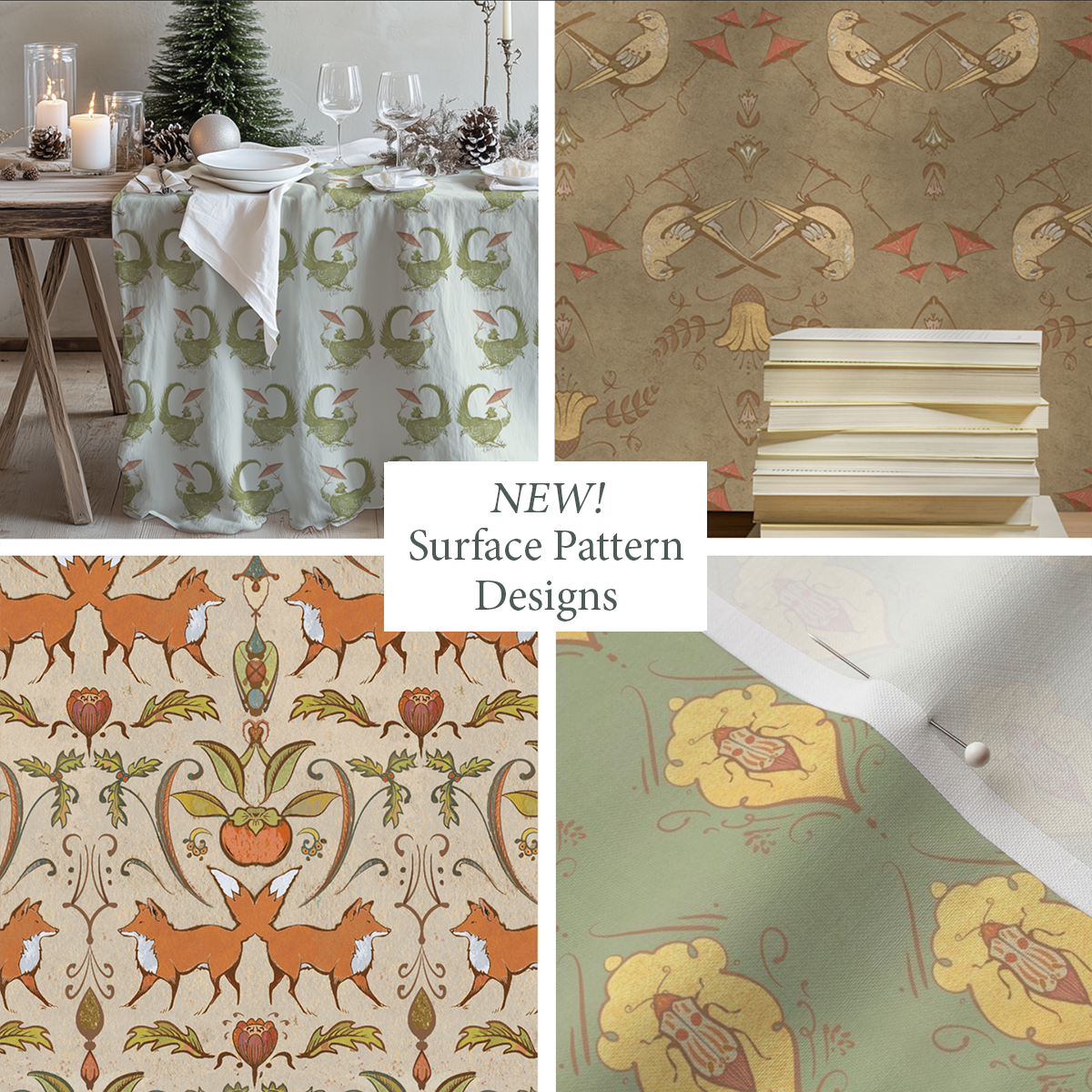 four up surface patterns for website coming soon